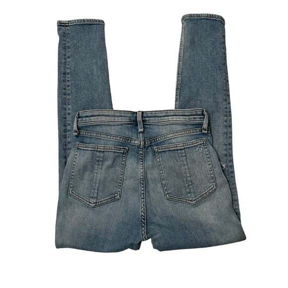 Rag & Bone Nina Tulsa Highrise Skinny Medium Wash Jeans, Sz 26 - Picture 8 of 16
